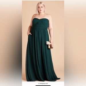 BIRDY GREY: GRACE CONVERTIBLE DRESS CURVE
CHIFFON EMERALD